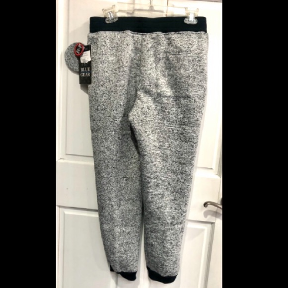 BLUE GEAR sherpa Fleece Sweatpants/Joggers color Gray marble size L 14-16 NWT - Picture 3 of 7
